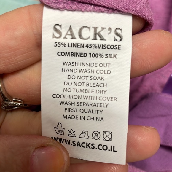 SACK’S linen/silk tank - Picture 8 of 8